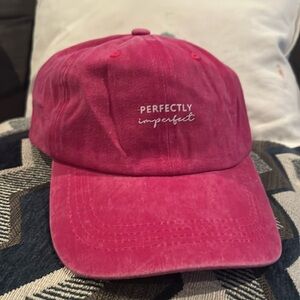 Snapback Pink Womens Hat Perfectly imperfect OS NEW